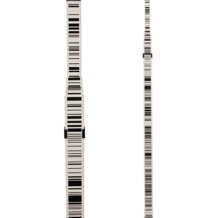 Leica GTL4M 4m Telescopic Fibreglass Staff with Barcode