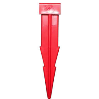 Polytec Survey Pegs 350x75x75mm - Red (Box of 50) SSMR