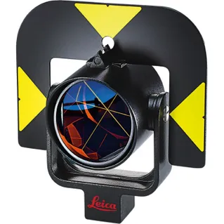 Leica GPR121 Pro Circular Prism with Holder & Target Plate for Spigot