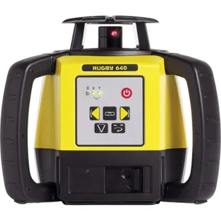 Leica Rugby 640 Red Beam Laser Level - Horizontal & Vertical