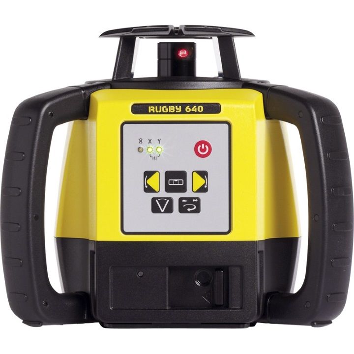 Leica Rugby 640 Red Beam Laser Level - Horizontal & Vertical