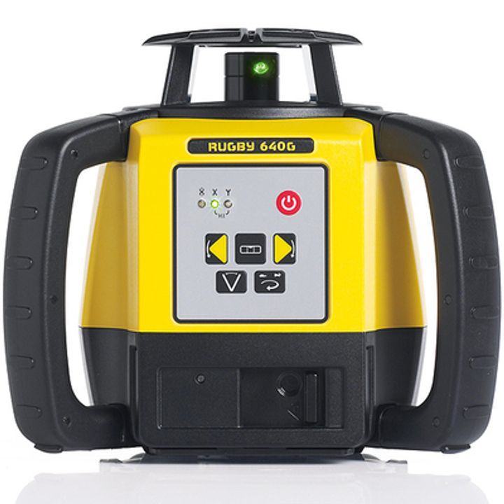 Leica Rugby 640G Green Beam Laser Level - Horizontal & Vertical