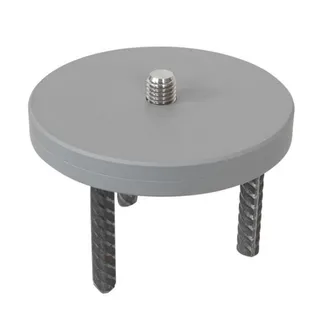 TUF Pillar Plate Stainless Steel with 5/8" Thread & Rebar Pins