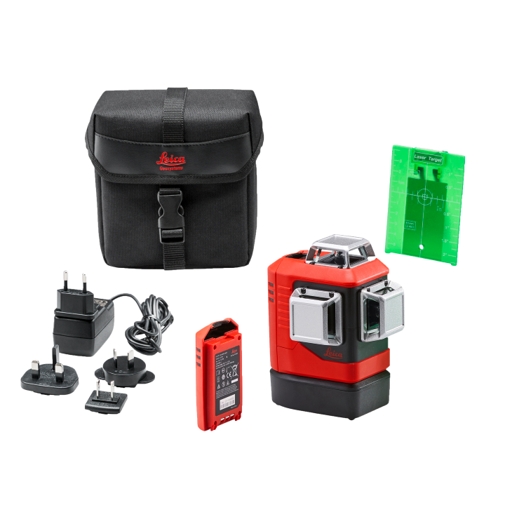 Leica Lino L6Gs-1 Starter Kit- Incl. 3x360 Green Beam Laser, Li-ion Battery, Softcase