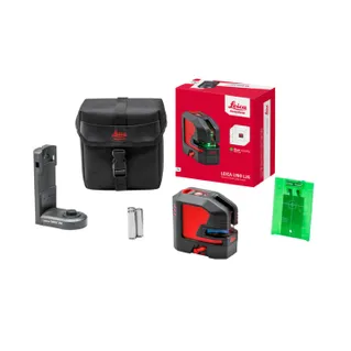 Leica Lino L2Gs-1 green cross line laser, softcase, alkaline incl TWIST 250 adapter, target