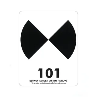 HDS Scanner Sticker 4.5” Target Pack of 10 (Individually Numbered)