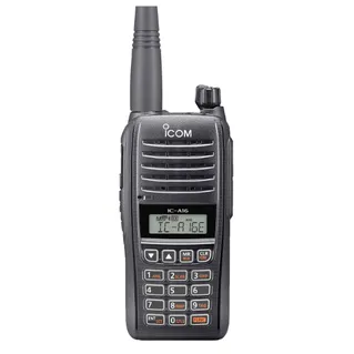 ICOM IC-A16E 6-Watt  VHF Portable Airband Radio (Non-Bluetooth Version)