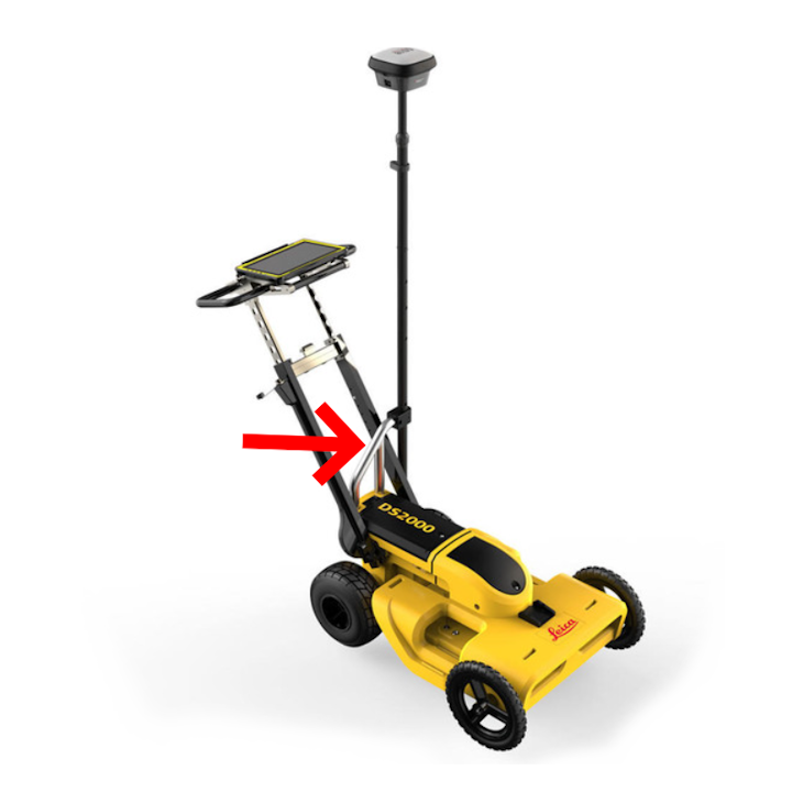 Leica AS2000 GNSS Antenna Support for DS2000