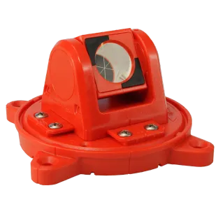 Rothbucher RSMP390-S Circular Rotating Mini Prism 25.4mm-Silver Coating Magnetic