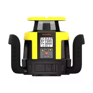 Leica Rugby CLAx 250 Hz Laser Manual Grade with Combo+ Receiver & Li-Ion