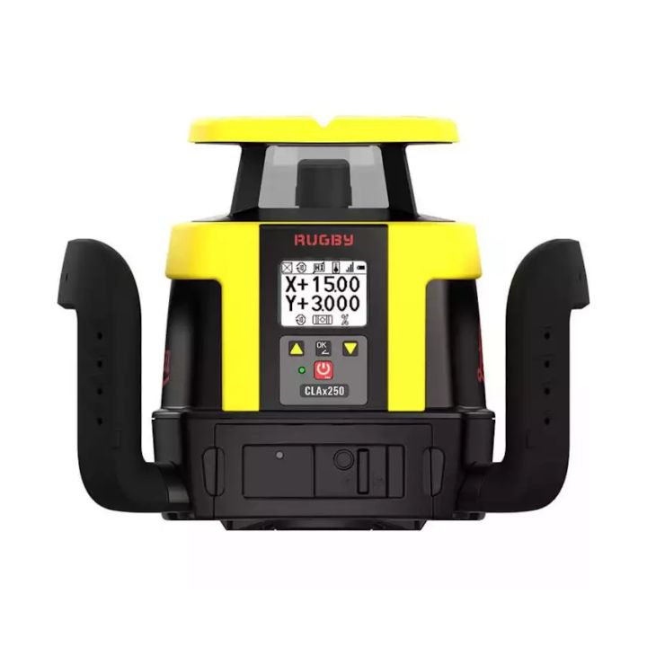 Leica Rugby CLAx 250 Hz Laser Manual Grade with Combo+ Receiver & Li-Ion