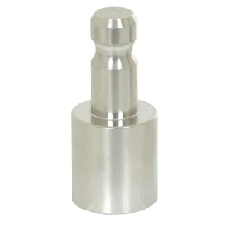 TUF LA-24 5/8" to Short Leica Spigot Adapter Stainless Steel