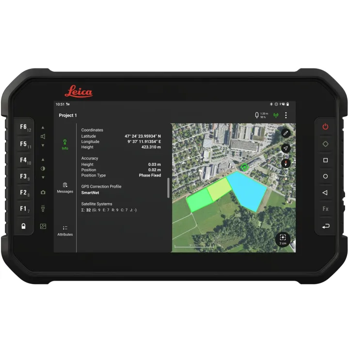 Leica CSX8 8" Android Rugged Tablet Field Computer