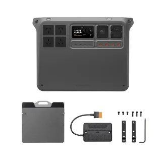 DJI Power 2000 & 200W Foldable Solar Panel × 1