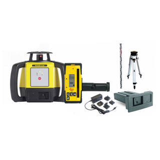 Rugby 610 All In One PRO Pack with RE160mm Receiver, Tripod, 5m Staff, Li-Ion Battery