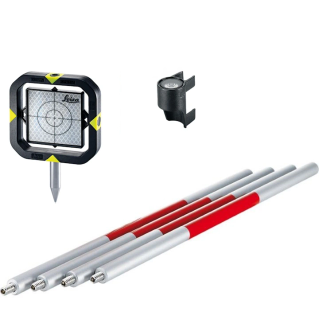 Leica Builder CPR105 Flat Prism / Relfector Set