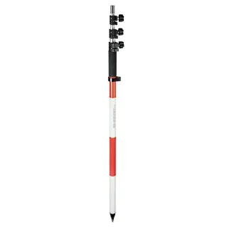TUF CLS46 4.6m 4-Section Telescopic Prism Pole with Screw Lock - 5/8" Thread