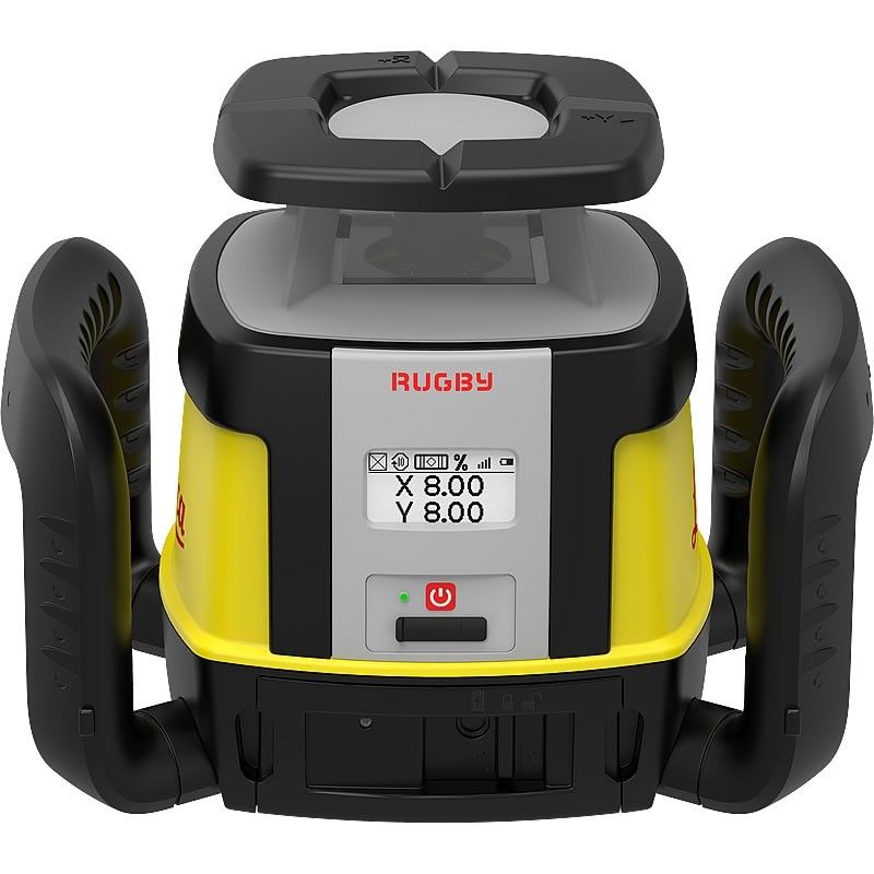 Leica Rugby CLH CLX400 Dual Grade Laser Level with Combo Receiver - Li-ion