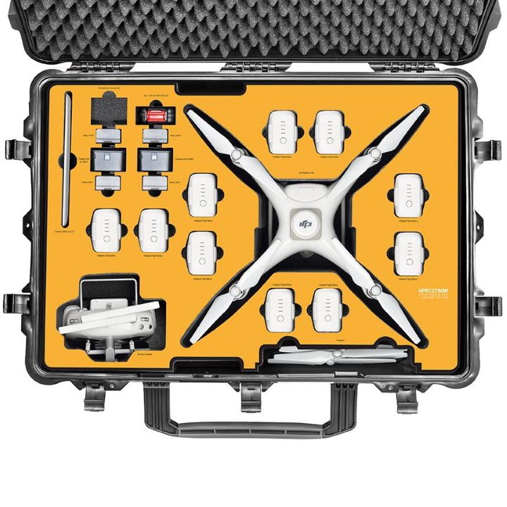 HPRC 2780W - Wheeled Hard Case for DJI Phantom 4 RTK + D-RTK2 GNSS Ground Station **