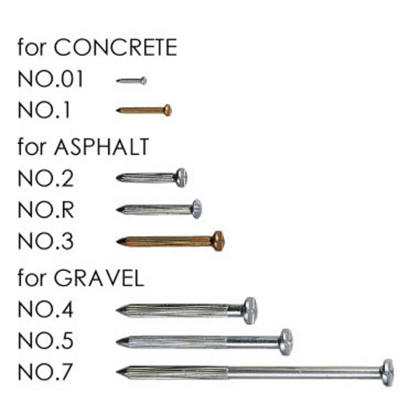 Myzox Survey Nail #3 75mm for Asphalt - 100 Pack