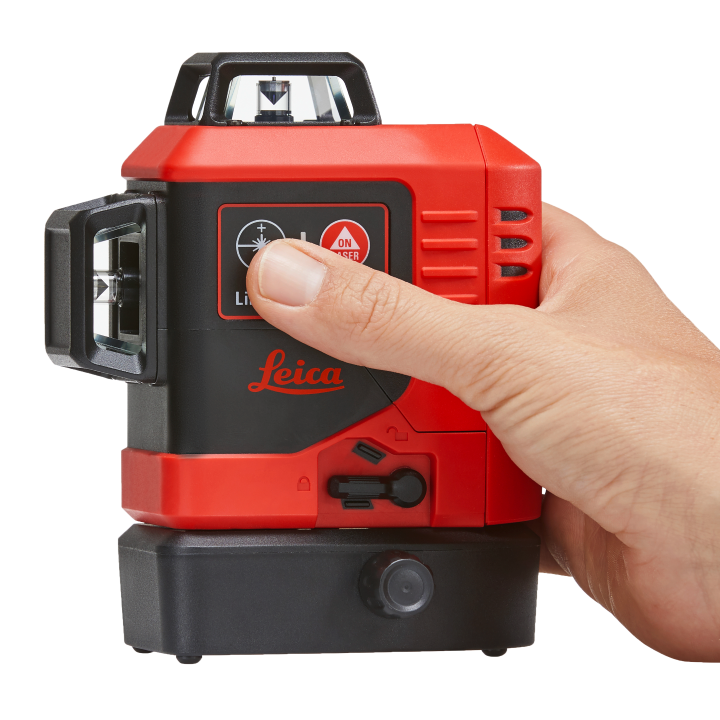 Leica Lino L6Rs-1, 3x360 Laser Level Red Beam with Alkalin & Softcase