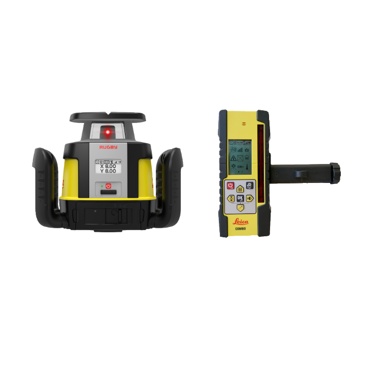 Leica Rugby CLH CLX200 Manual Slope Laser Level with Combo Receiver - Li-ion