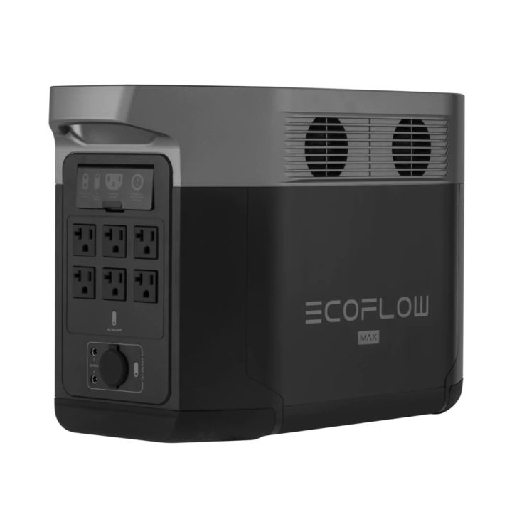 Ecoflow Delta Max Power with Max 2400W AC output and 2KWh (168Ah@12V) Lithium Battery