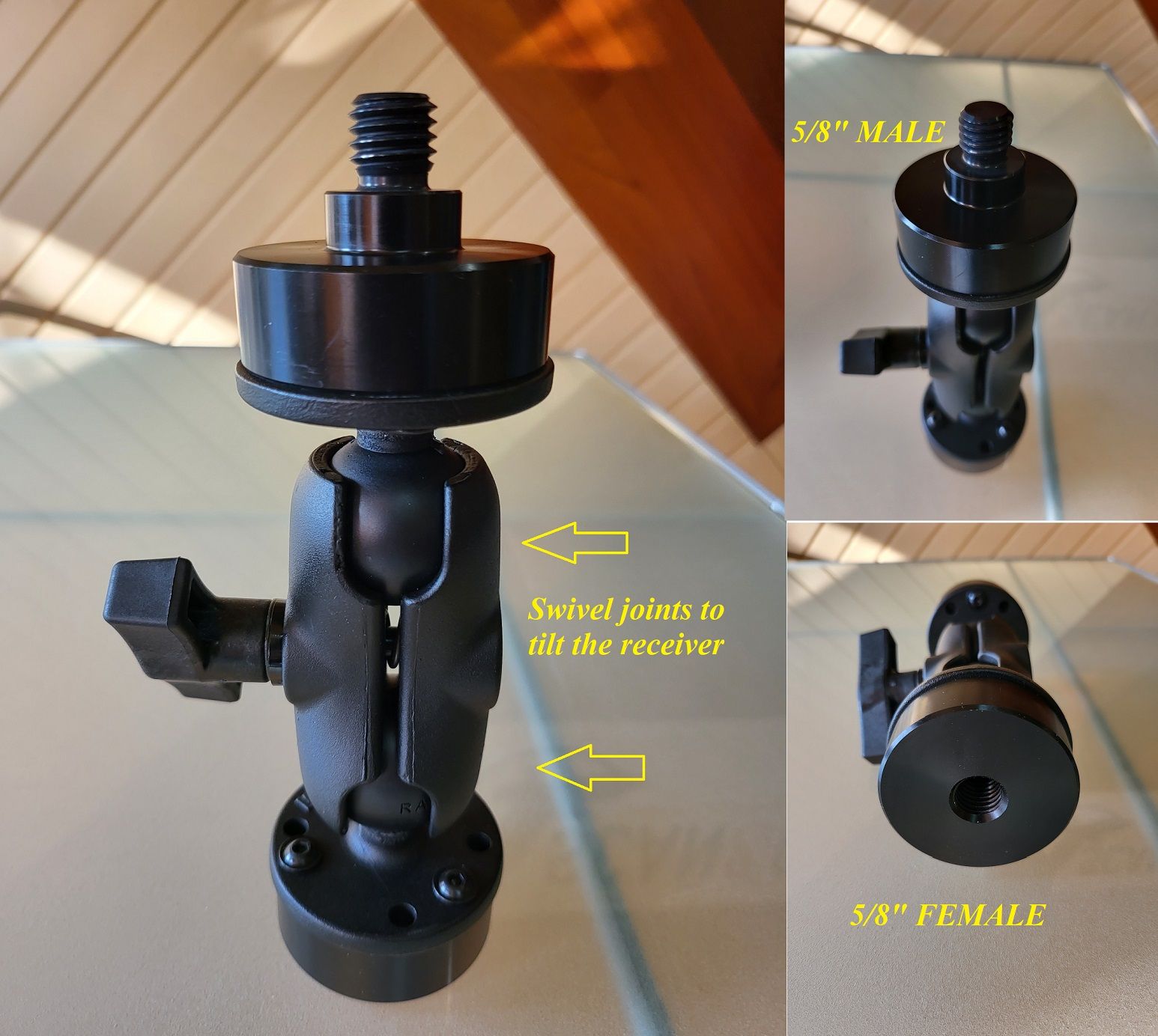 Scan & Go Tilt Adapter for Leica GS18 I