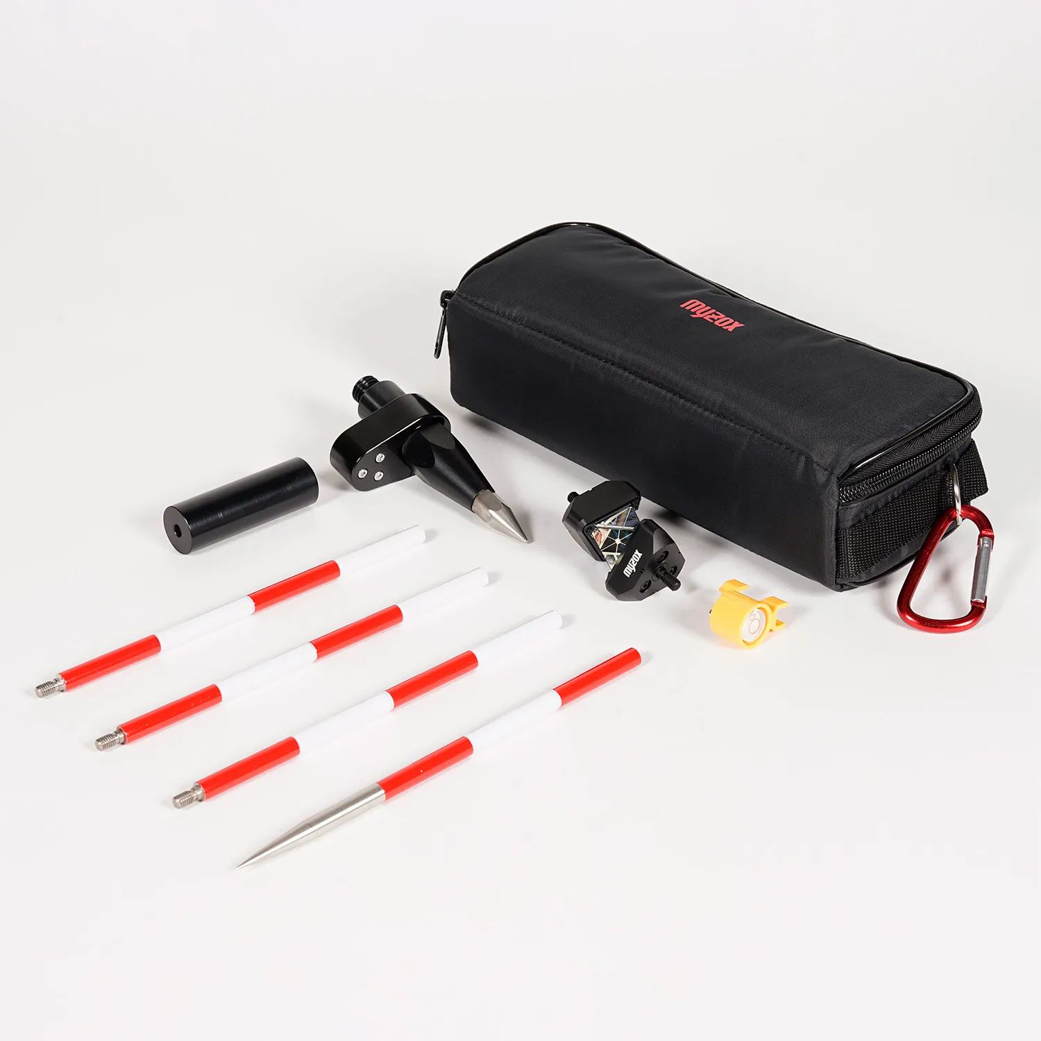 Myzox R-360 Mini Prism with DMP-9MINI Pole Set & Bag Kit