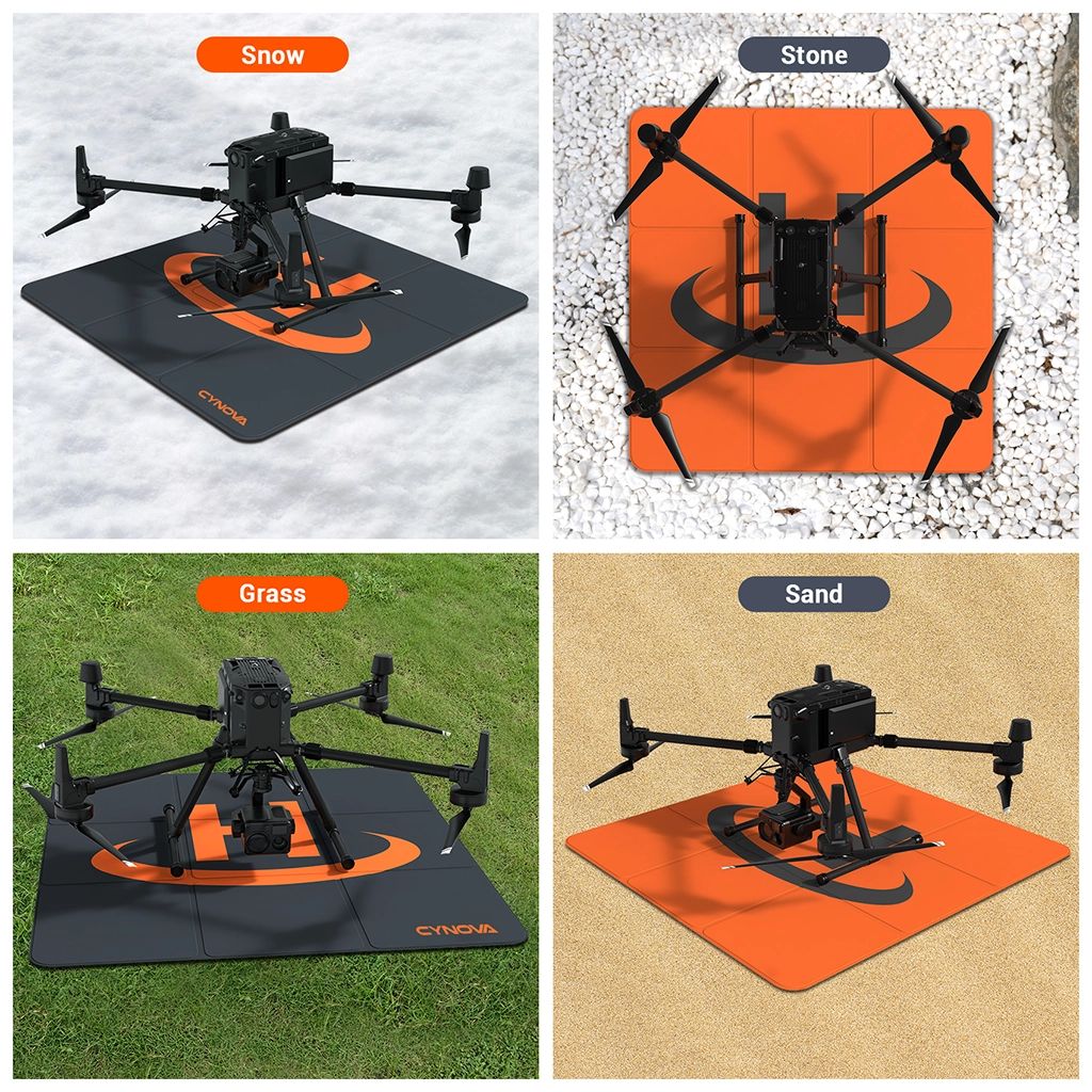 CYNOVA Universal Drone Landing Pad with 4 Rings 100x100cm GPC