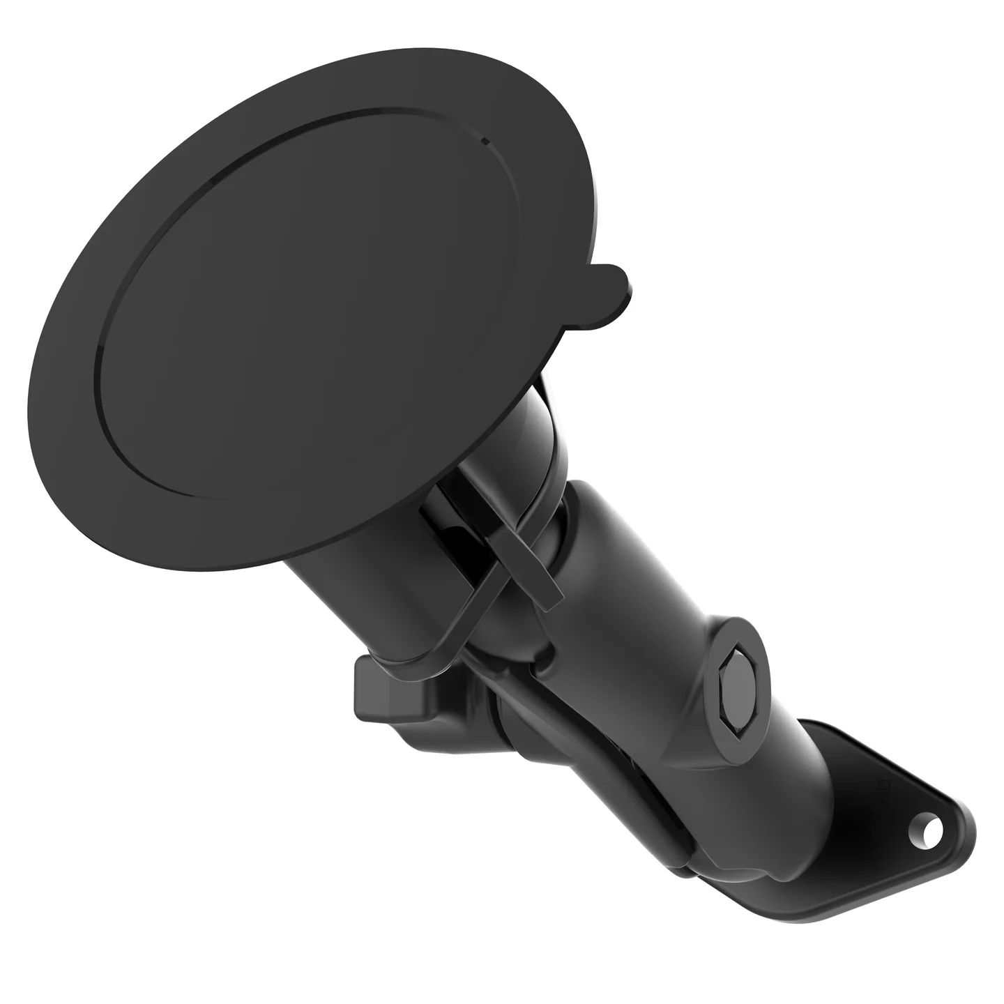 RAM Twist-Lock Suction Cup Double 1" Ball Mount - B Size Medium