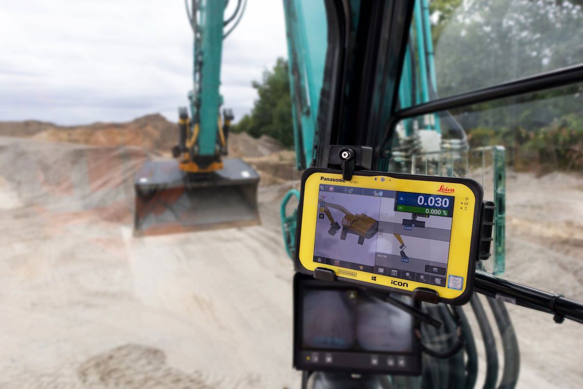 Leica iCON site excavator system