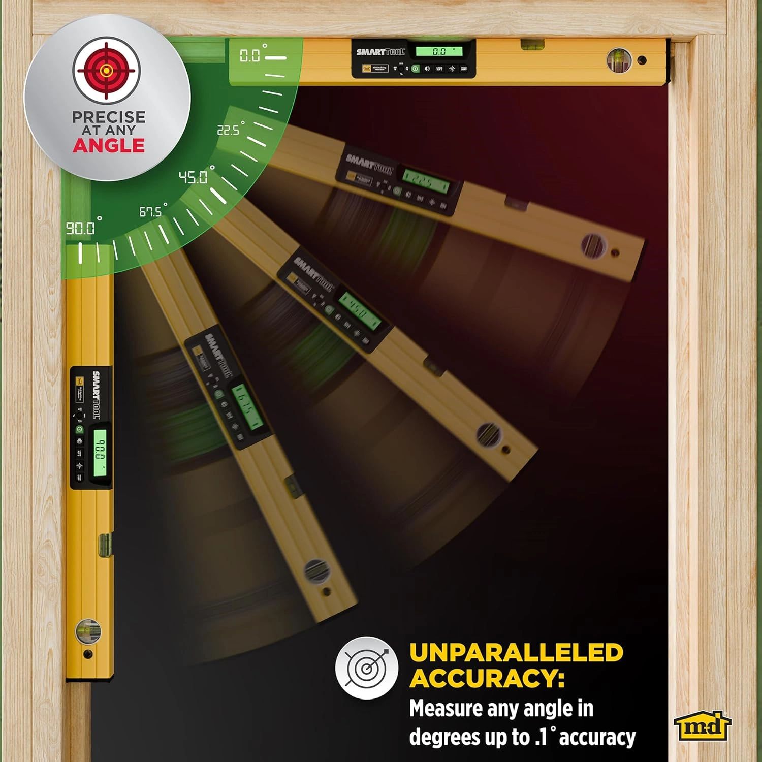 M-D SmartTool Digital Spirit Level - 120cm Gen 3 IP65