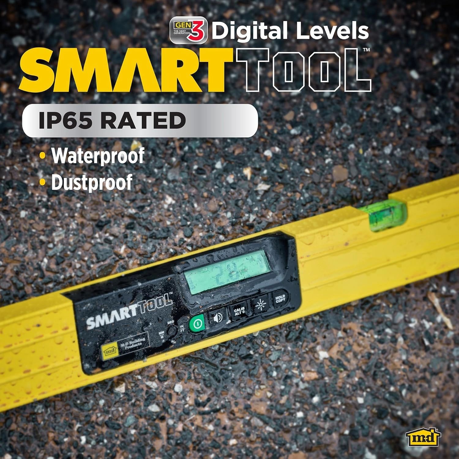 M-D SmartTool Digital Spirit Level - 120cm Gen 3 IP65
