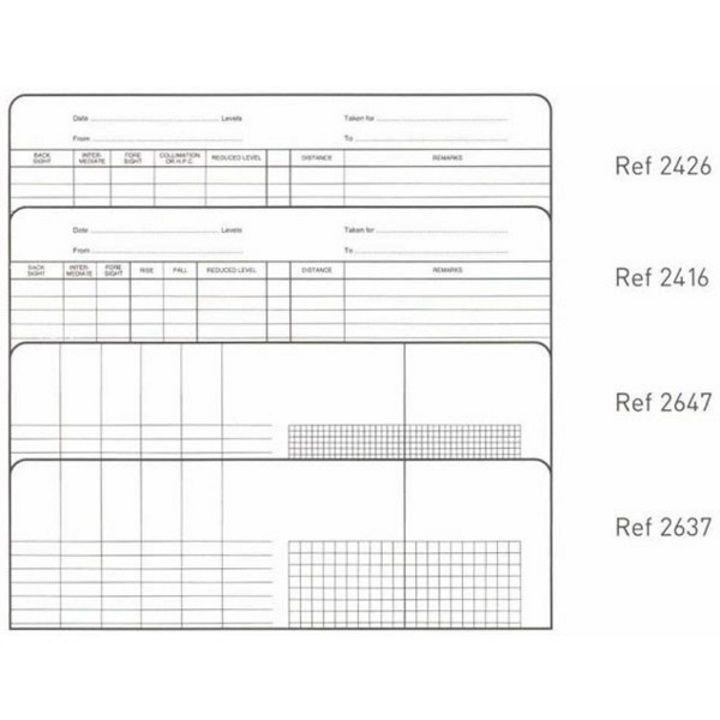 Chartwell 2637 Mining Transit & 5mm Grid Field Book