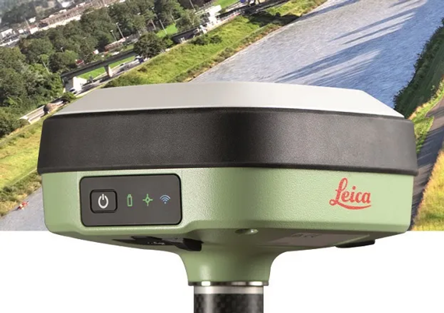 The Leica Geosystems GS05 GNSS smart antenna<br />