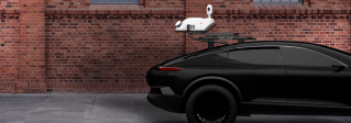 Leica&nbsp;Pegasus TRK Mobile Mapper mounted on a car