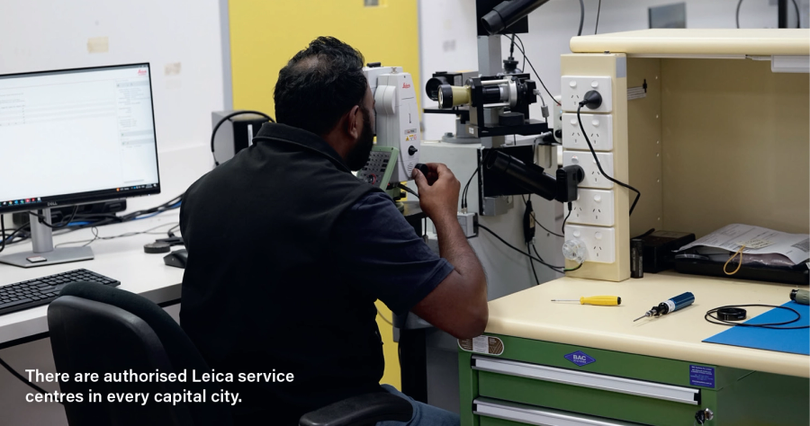 There are authorised Leica service centres in every capital city.