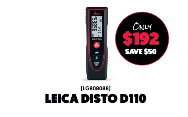Leica Disto D110 Laser Distance Meter LG808088 | C.R.Kennedy