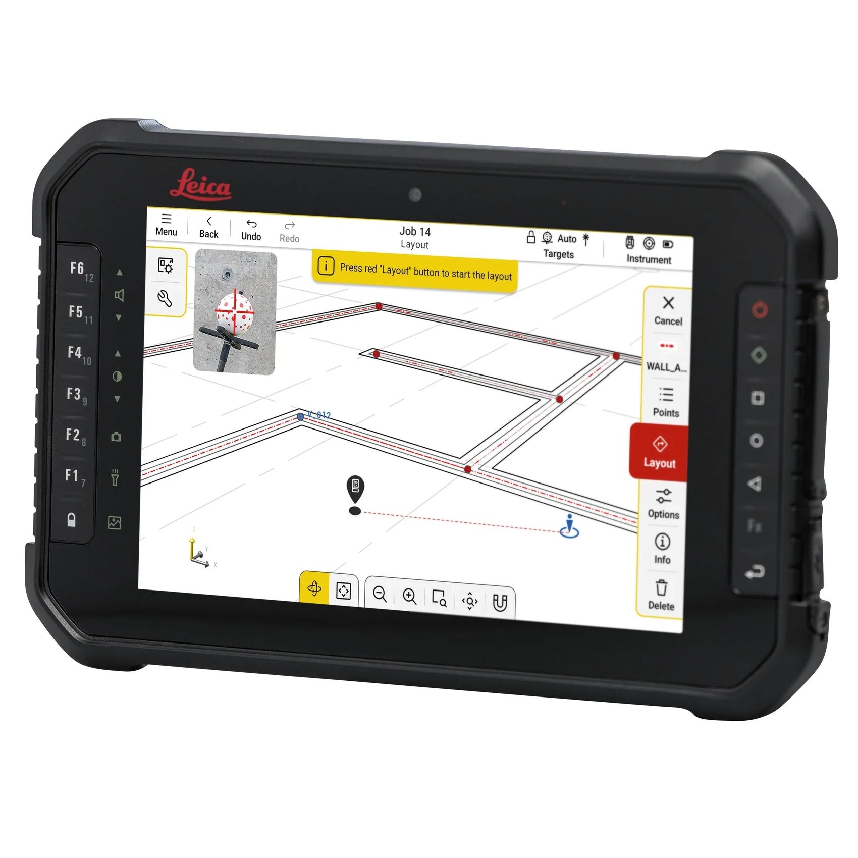 Leica CSX8 8" Android Rugged Tablet Field Computer