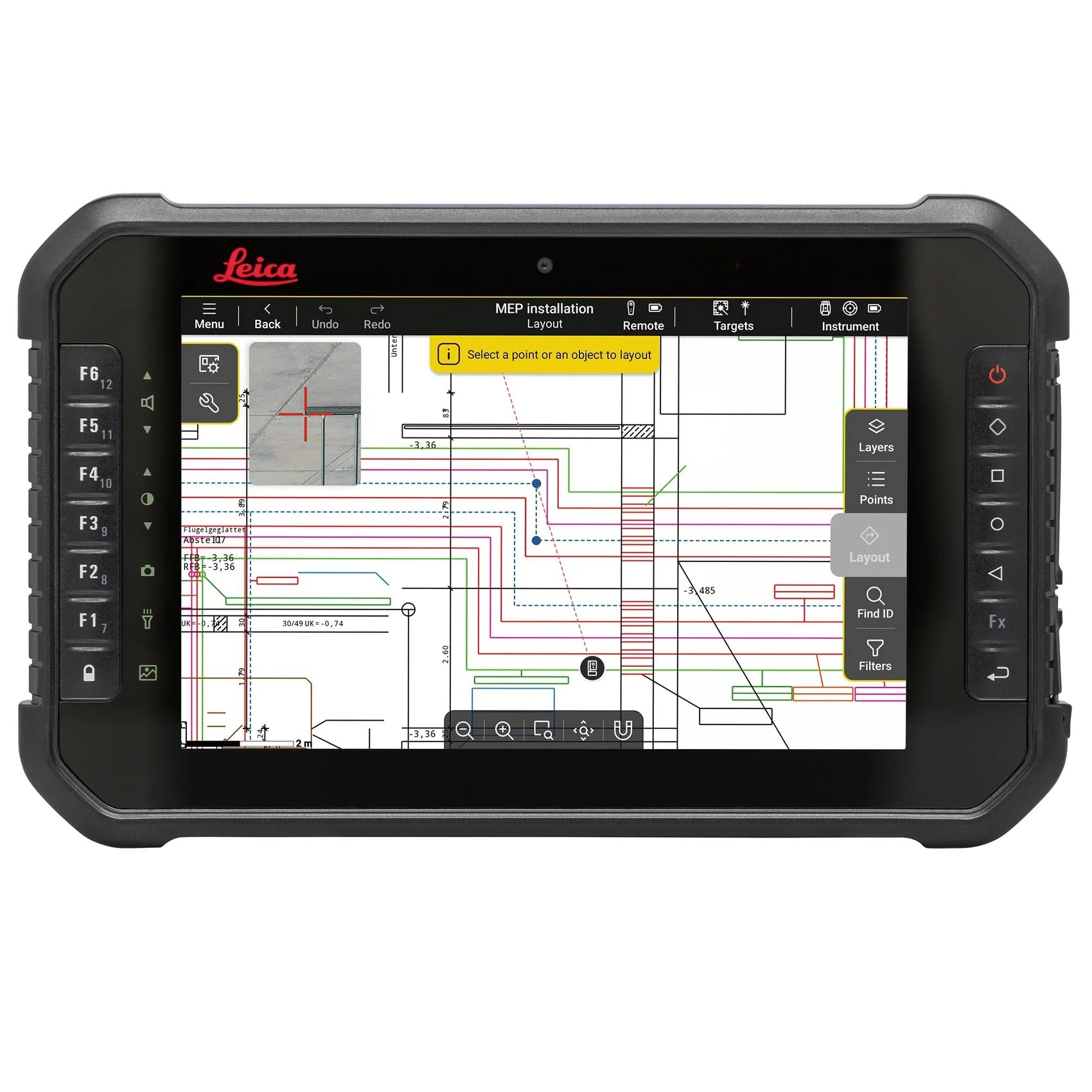 Leica CSX8 8" Android Rugged Tablet Field Computer