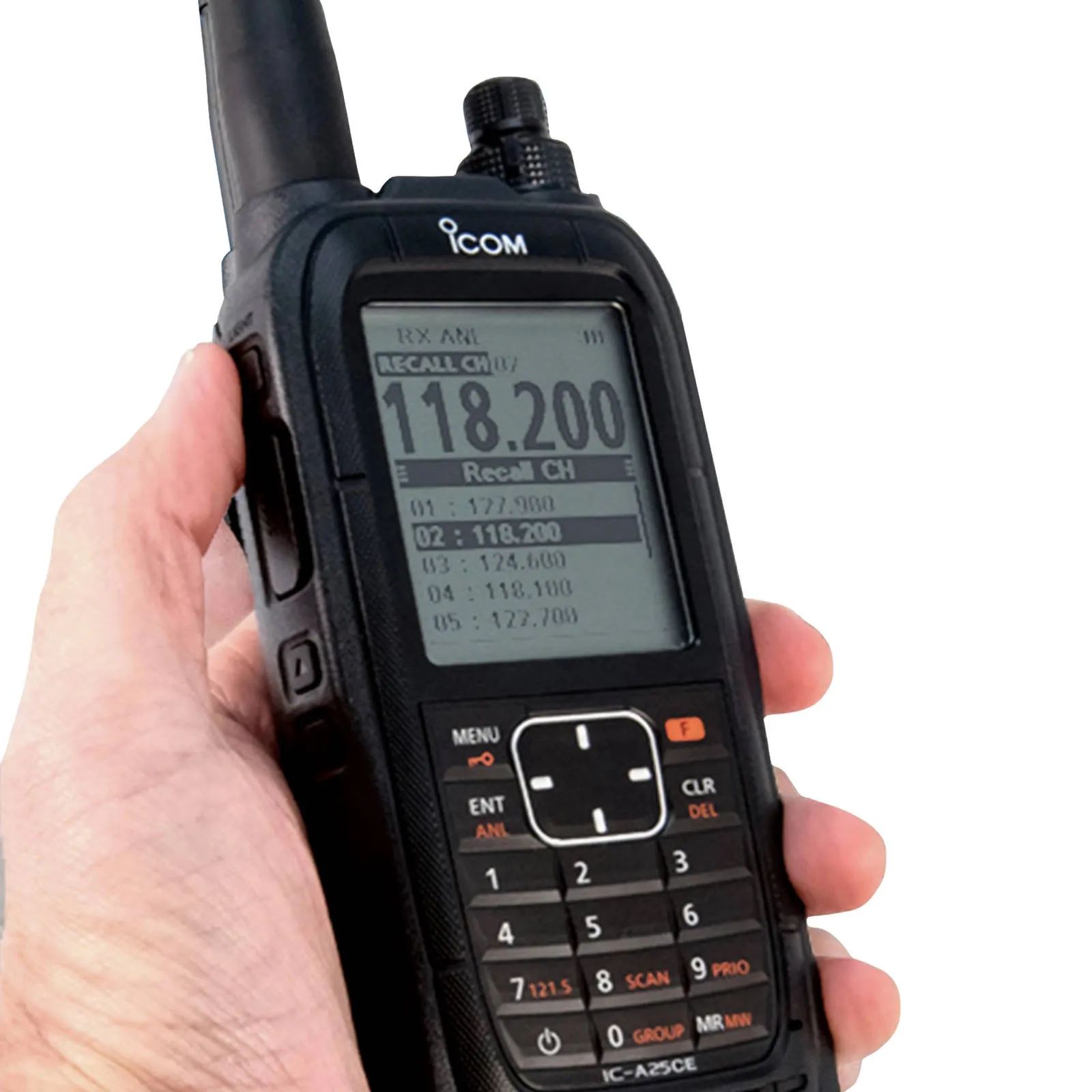 ICOM IC-A25NE 6-Watt VHF Portable Radio with Bluetooth