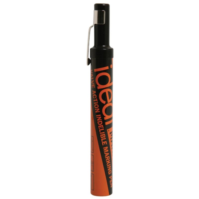 Ideal Marker - Permanent Marker Pen (Black) - Box of 12