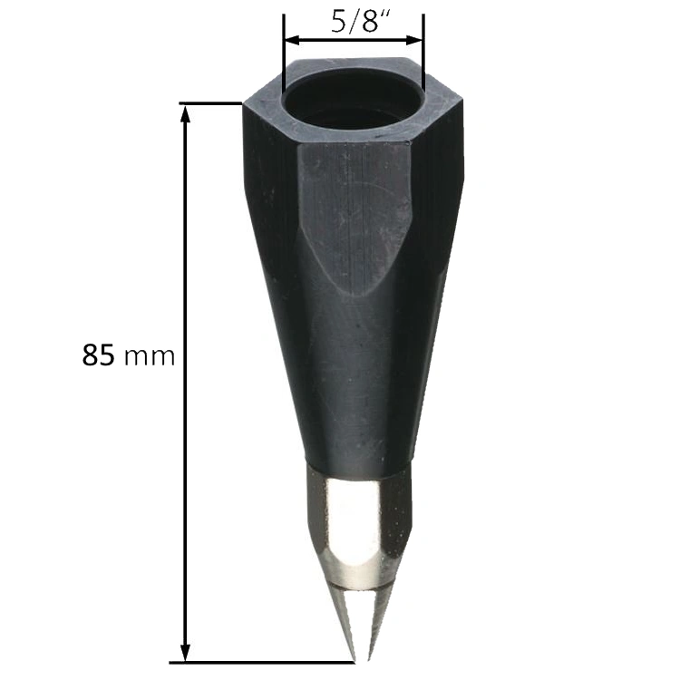 TUF Replacement Hexagon Tip / Point for 5/8” Prism Pole