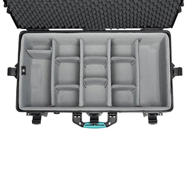 HPRC 2745W - Wheeled Hard Case with Second Skin Liner & Dividers - Black