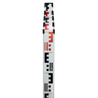 TUF Aluminium tripod flat head  + 5 m staff combo