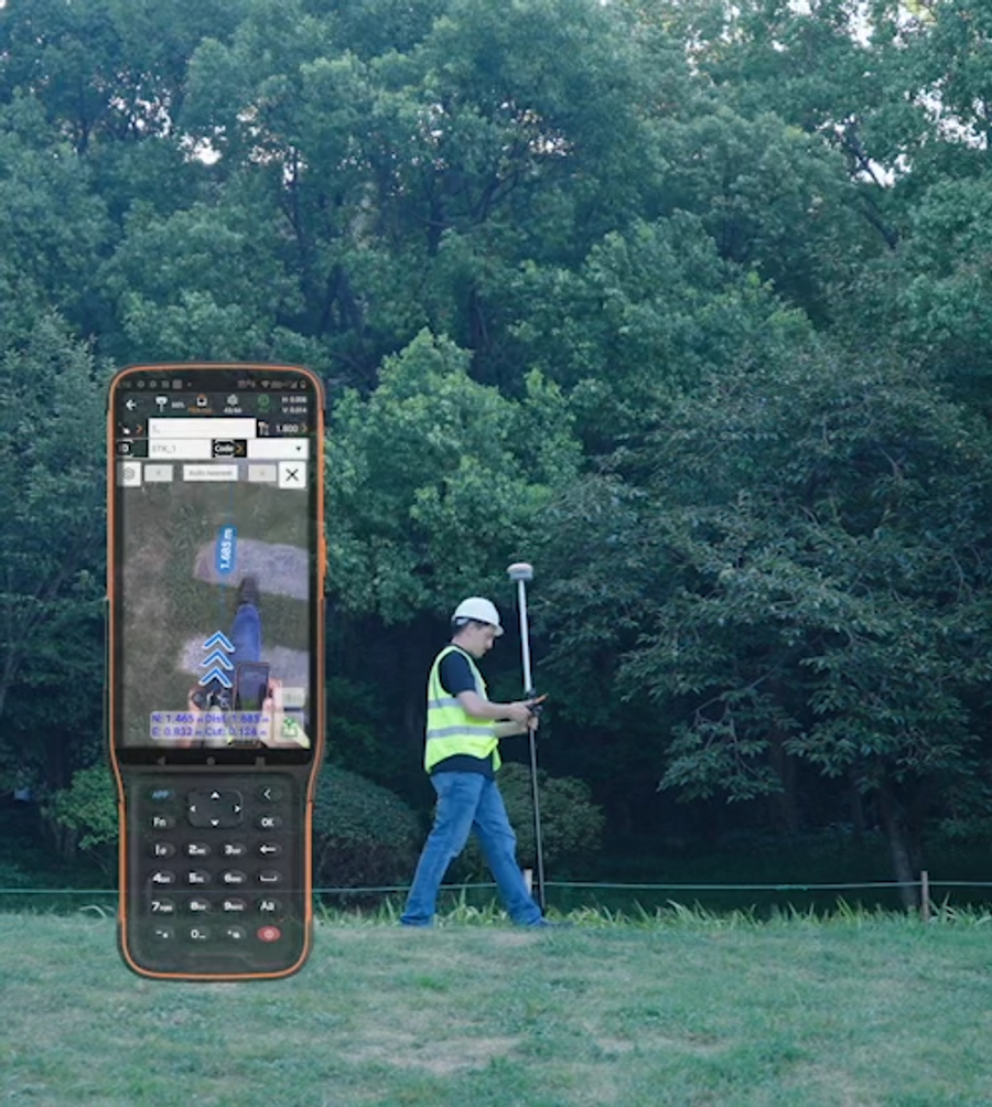 CHCNAV i85 RTK GNSS with Laser Distance Meter