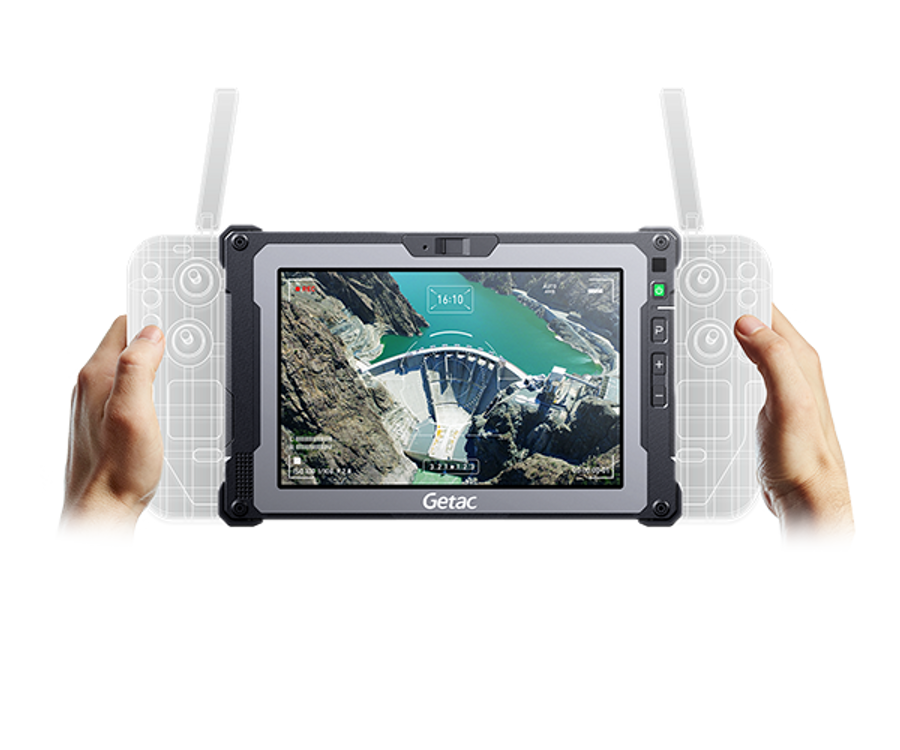 Getac ZX804G 8" Rugged Tablet 4G LTE, Android, High Cap battery, 3yr Warranty, 12GBRAM