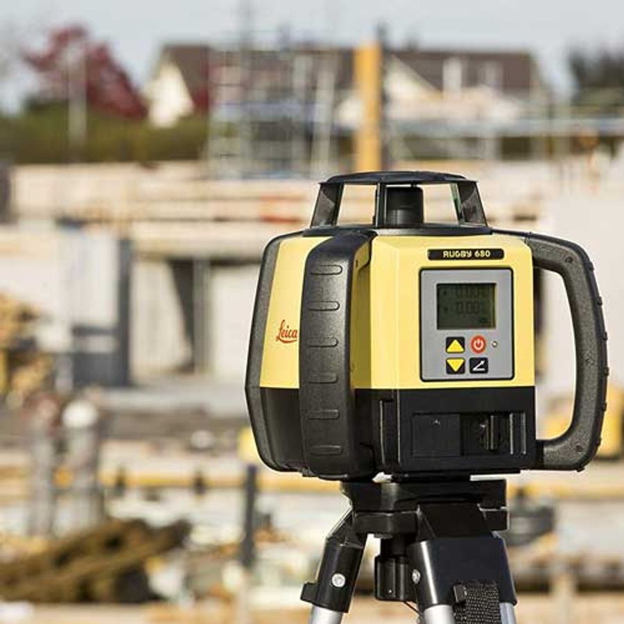 Leica Rugby 680 Laser Level with Dual Grade