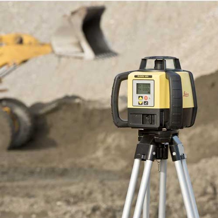 Leica Rugby 680 Laser Level with Dual Grade